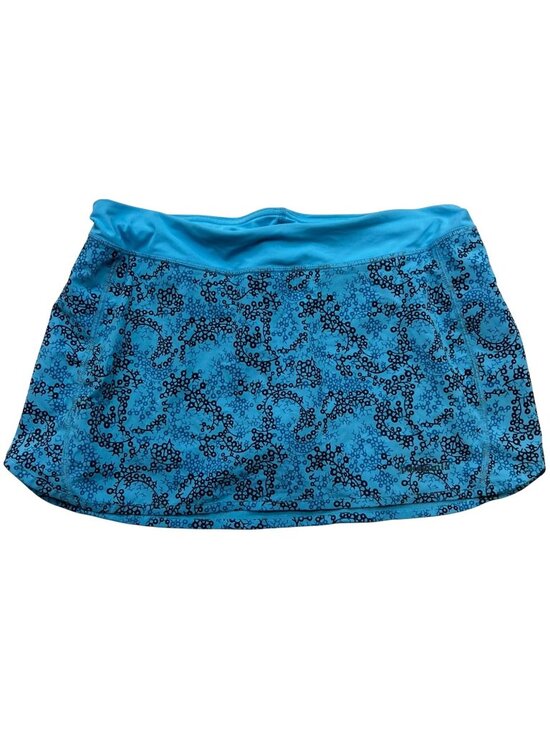 Patagonia Dresses & Skirts - Patagonia Women's Nine Trails Skirt Pull On Stretch Size M Turquoise Abstract